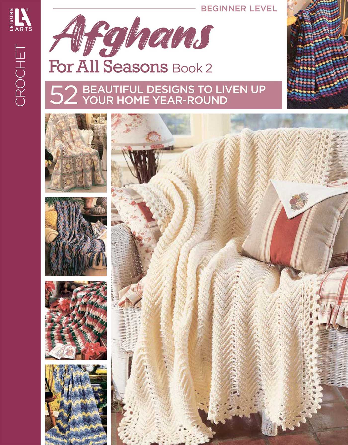 Afghans for All Seasons Crochet Book 2
