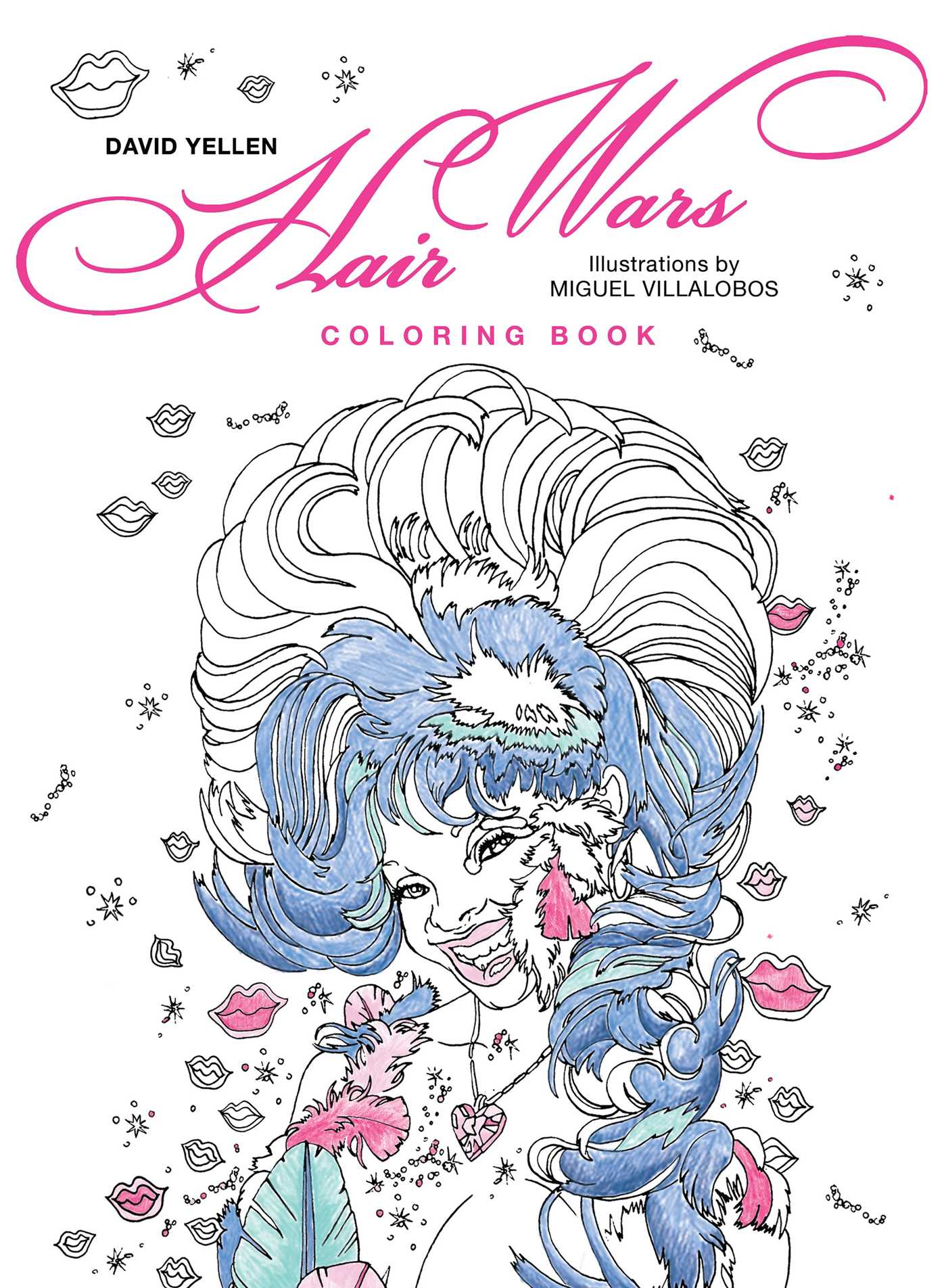 Hair Wars Coloring Book