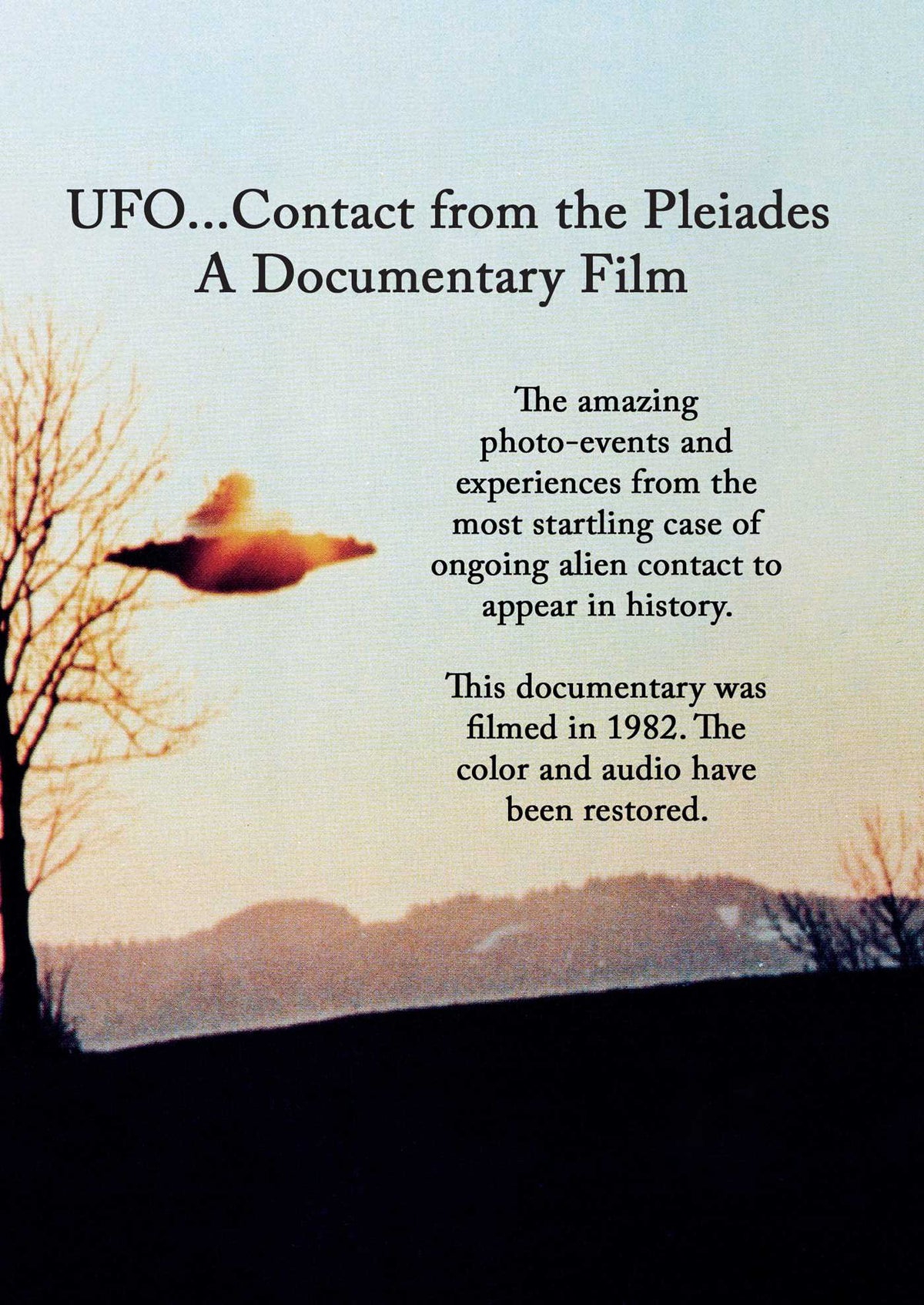UFO...Contact from the Pleiades