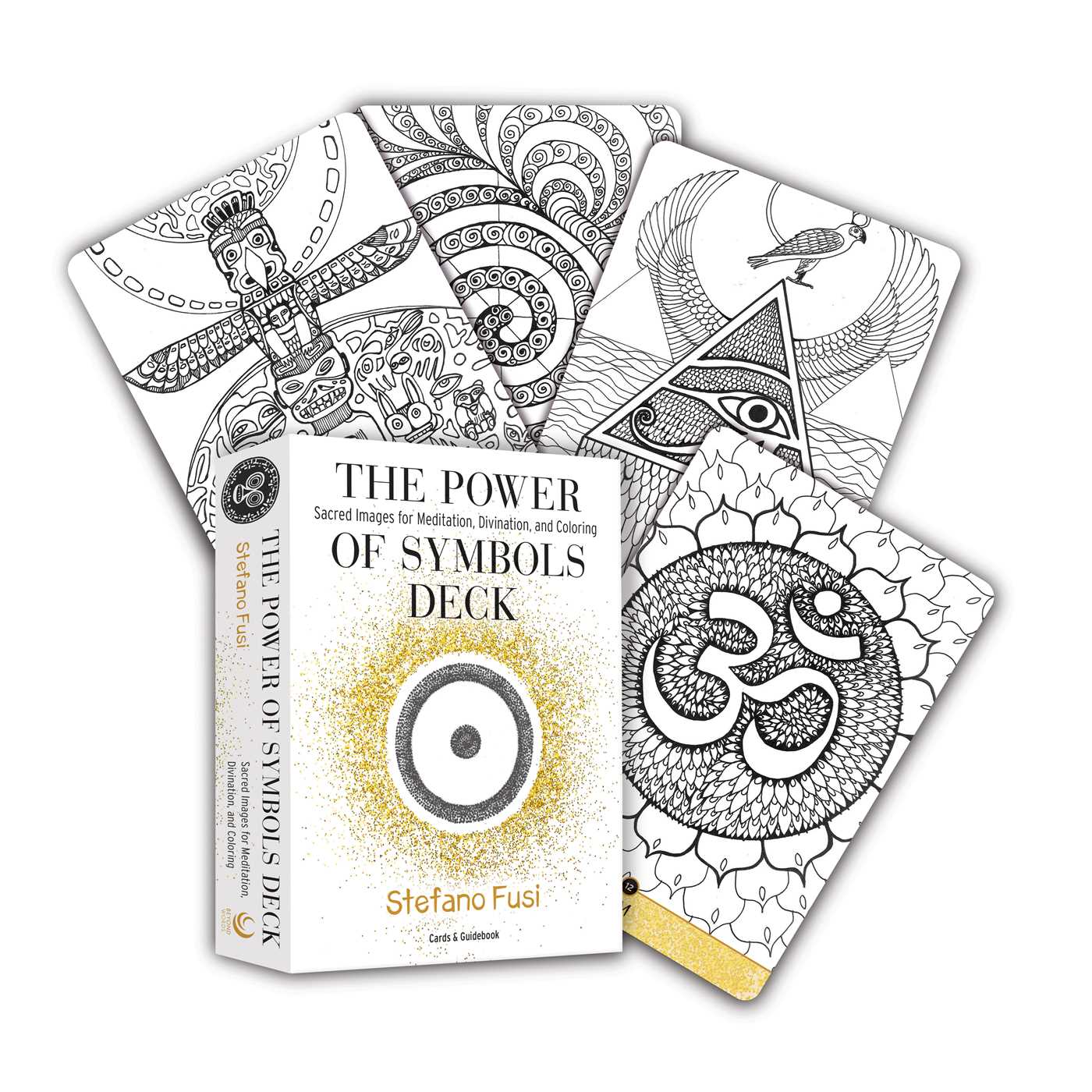 Power of Symbols Deck: Sacred Images for Meditation, Divination, and Coloring (A 41-Card Deck & Guidebook)