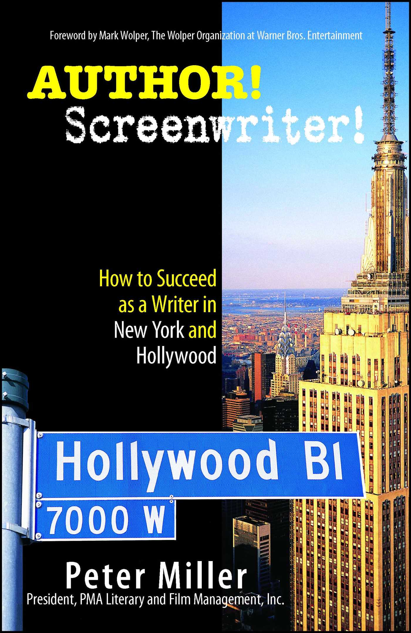 Author! Screenwriter!