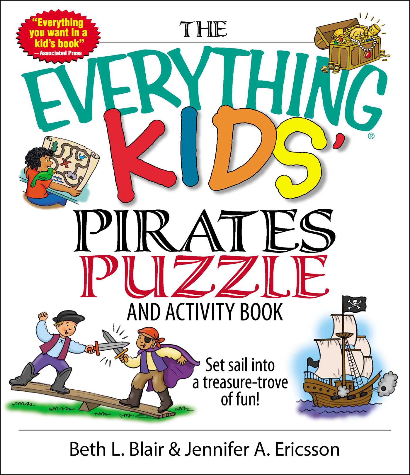 Everything Kids' Pirates Puzzle And Activity Book: Set Sail into a Treasure-trove of Fun!
