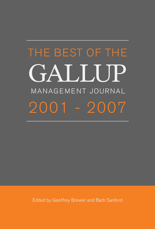 Best of the Gallup Management Journal 2001-2007