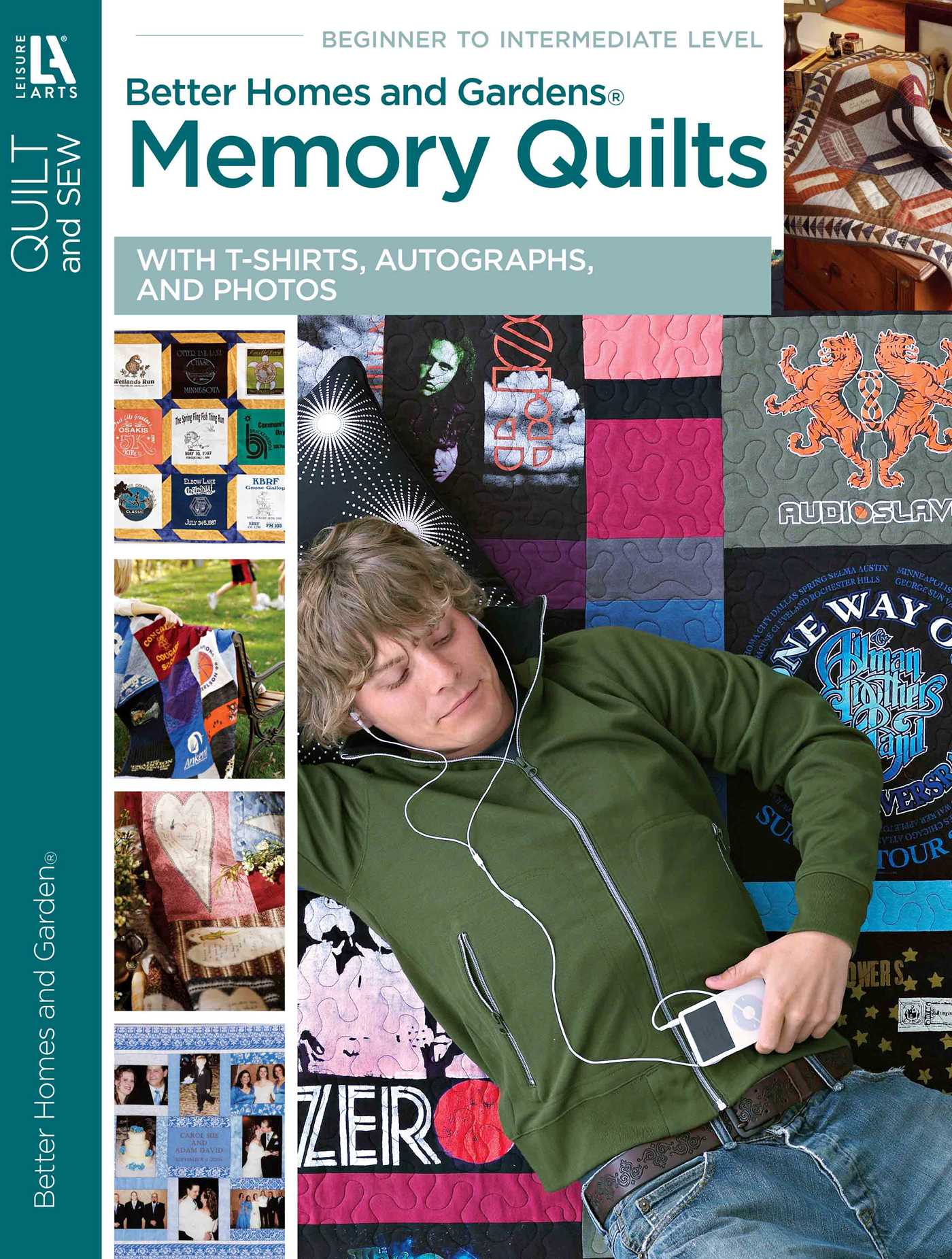 Better Homes and Gardens Memory Quilts with T-Shirts, Autographs, and Photos