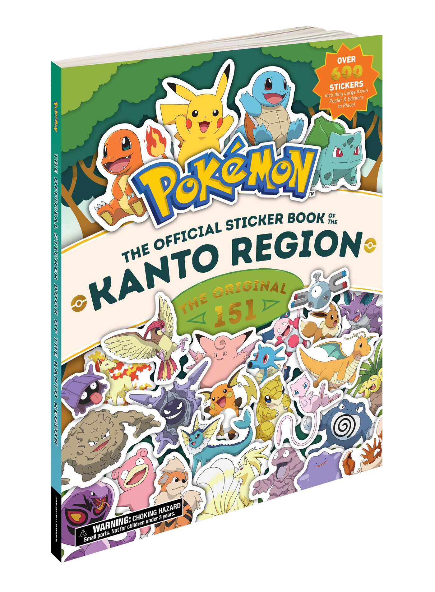 Pokémon The Official Sticker Book of the Kanto Region