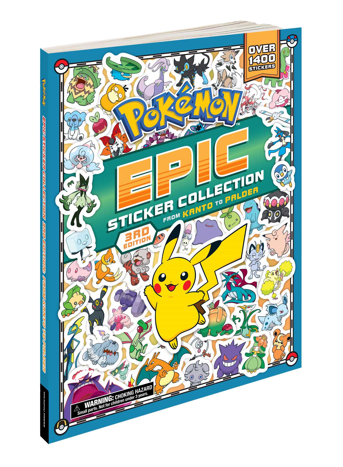 Pokémon Epic Sticker Collection 3rd Edition: From Kanto to Paldea