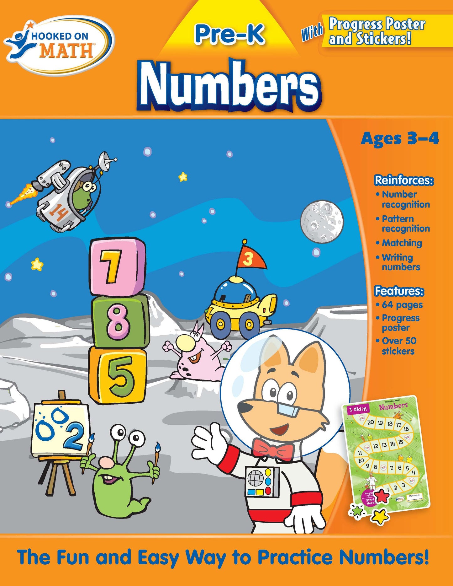 Hooked on Math Pre-K Numbers Workbook