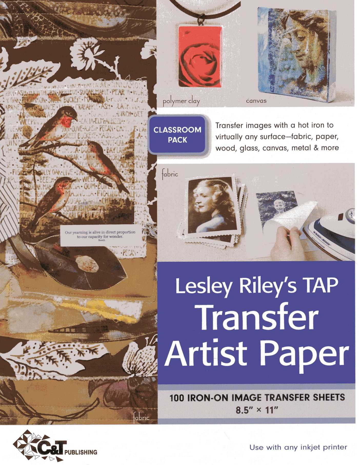 TAP Transfer Artist Paper Classroom Pack