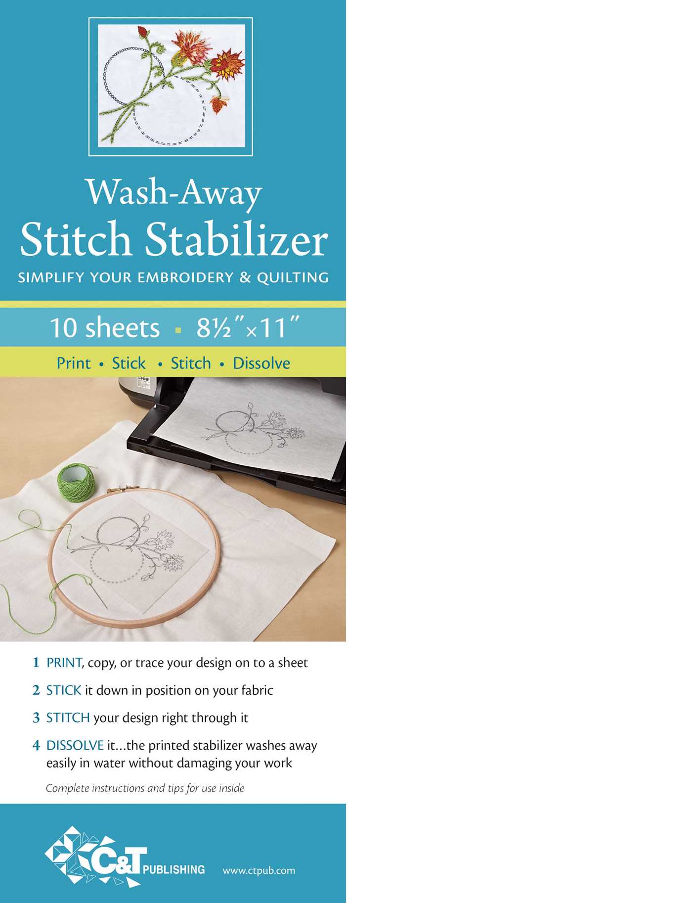 Wash-Away Stitch Stabilizer