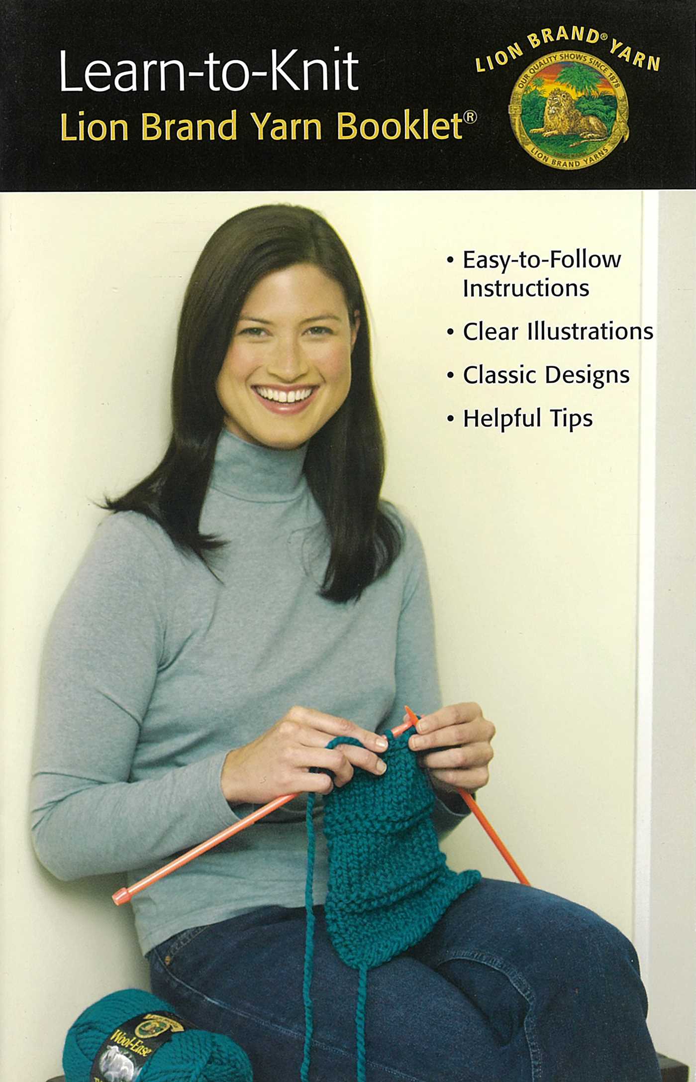 Learn To Knit—Lion Brand Yarn Booklet