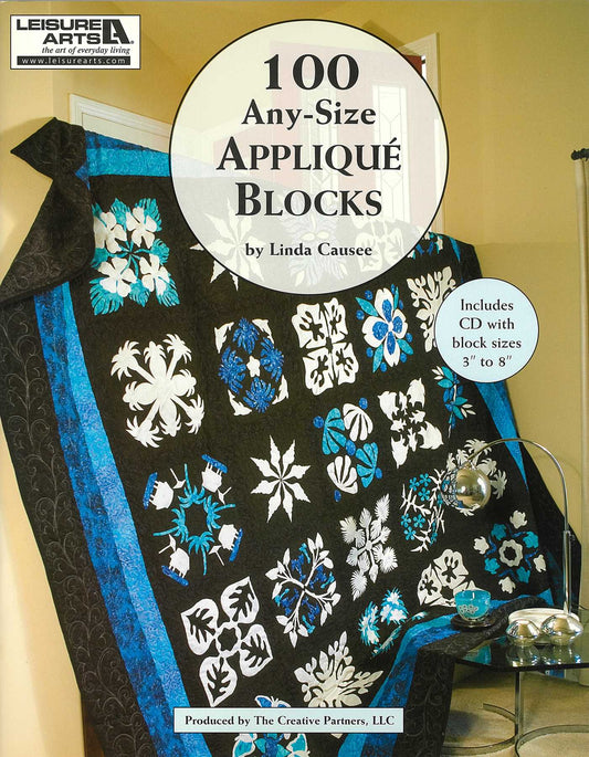 100 Any-Size Applique Blocks