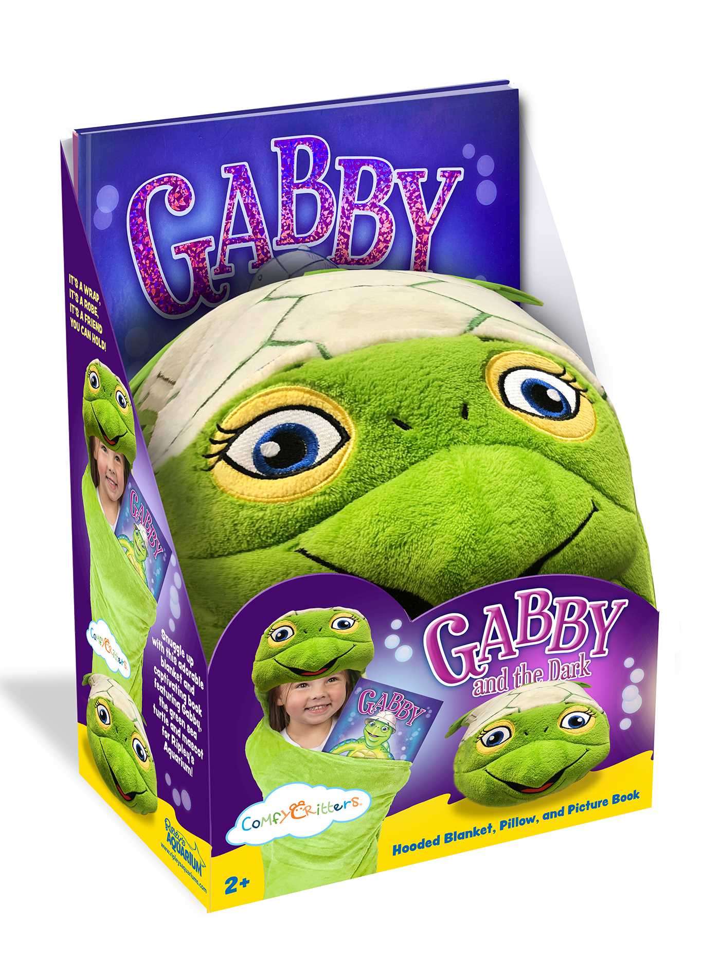 Gabby & the Dark COMFY CRITTERS BUNDLE (book and blanket)