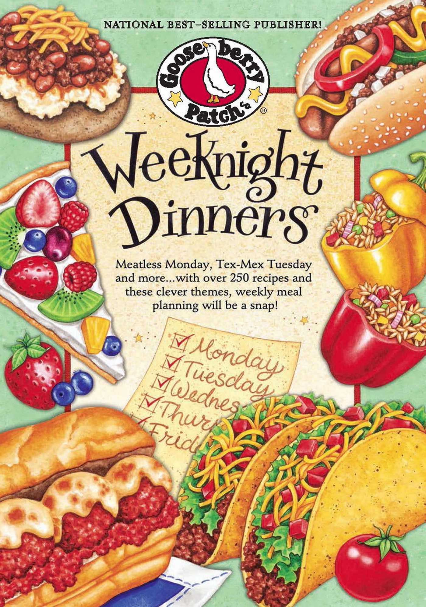 Weeknight Dinners Cookbook with Recipe Video links