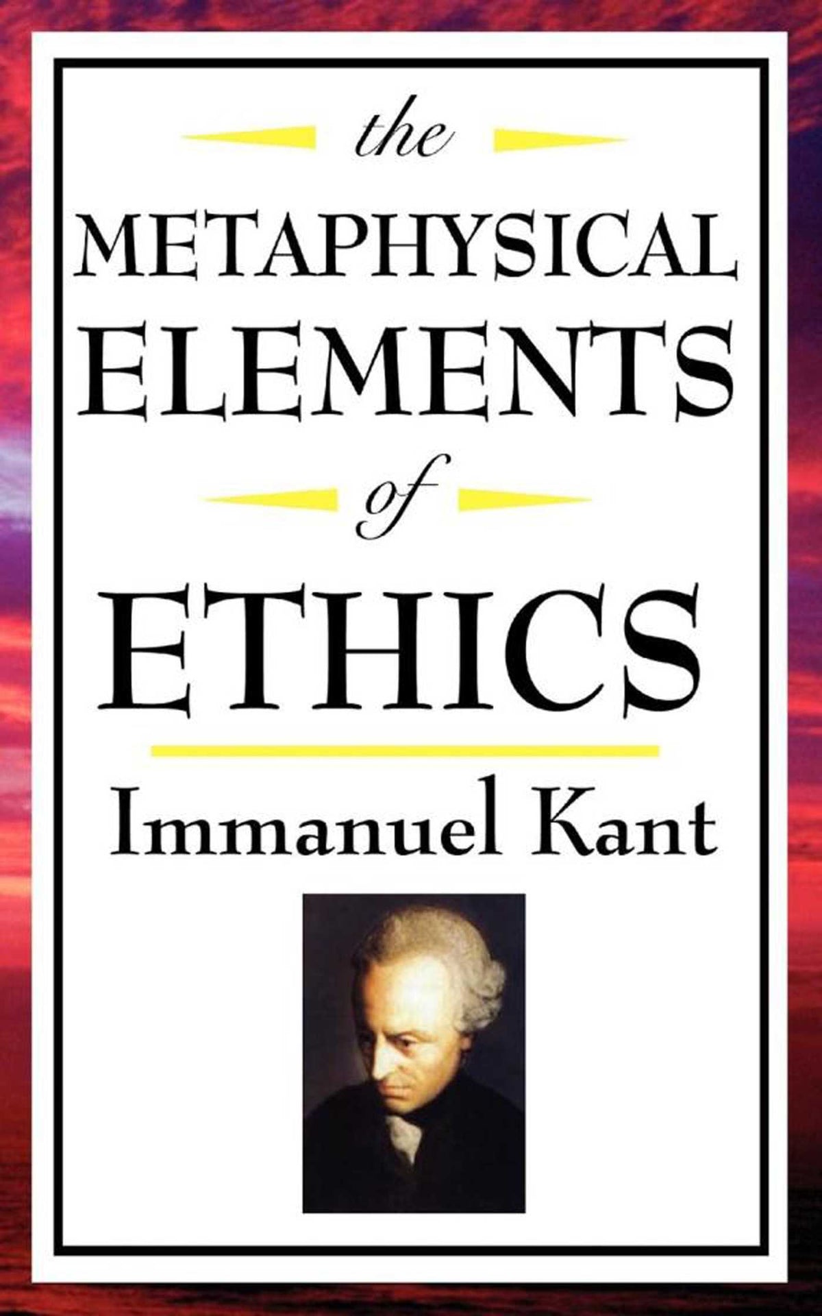 Metaphysical Elements of Ethics
