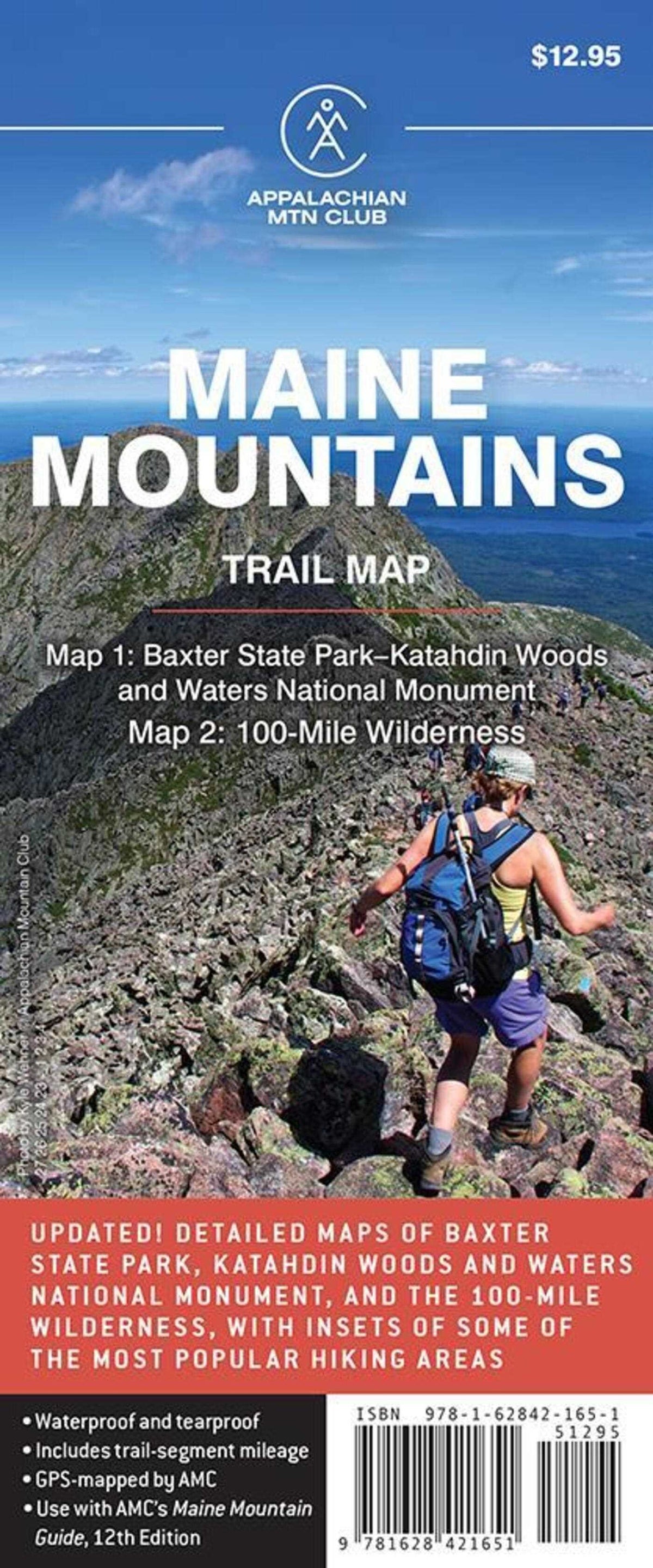 AMC Maine Mountains Trail Maps 1–2