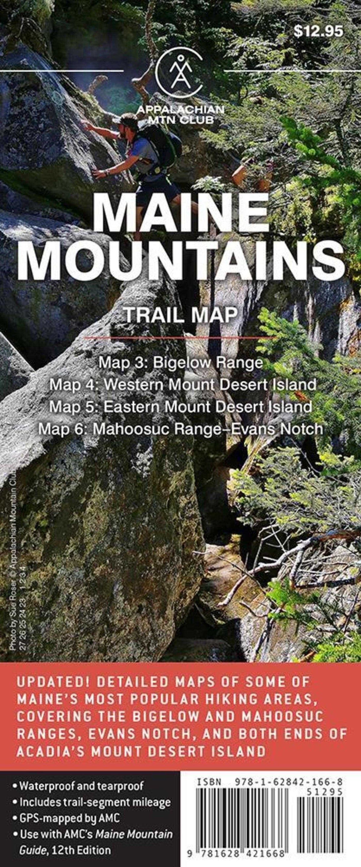 AMC Maine Mountains Trail Maps 3–6