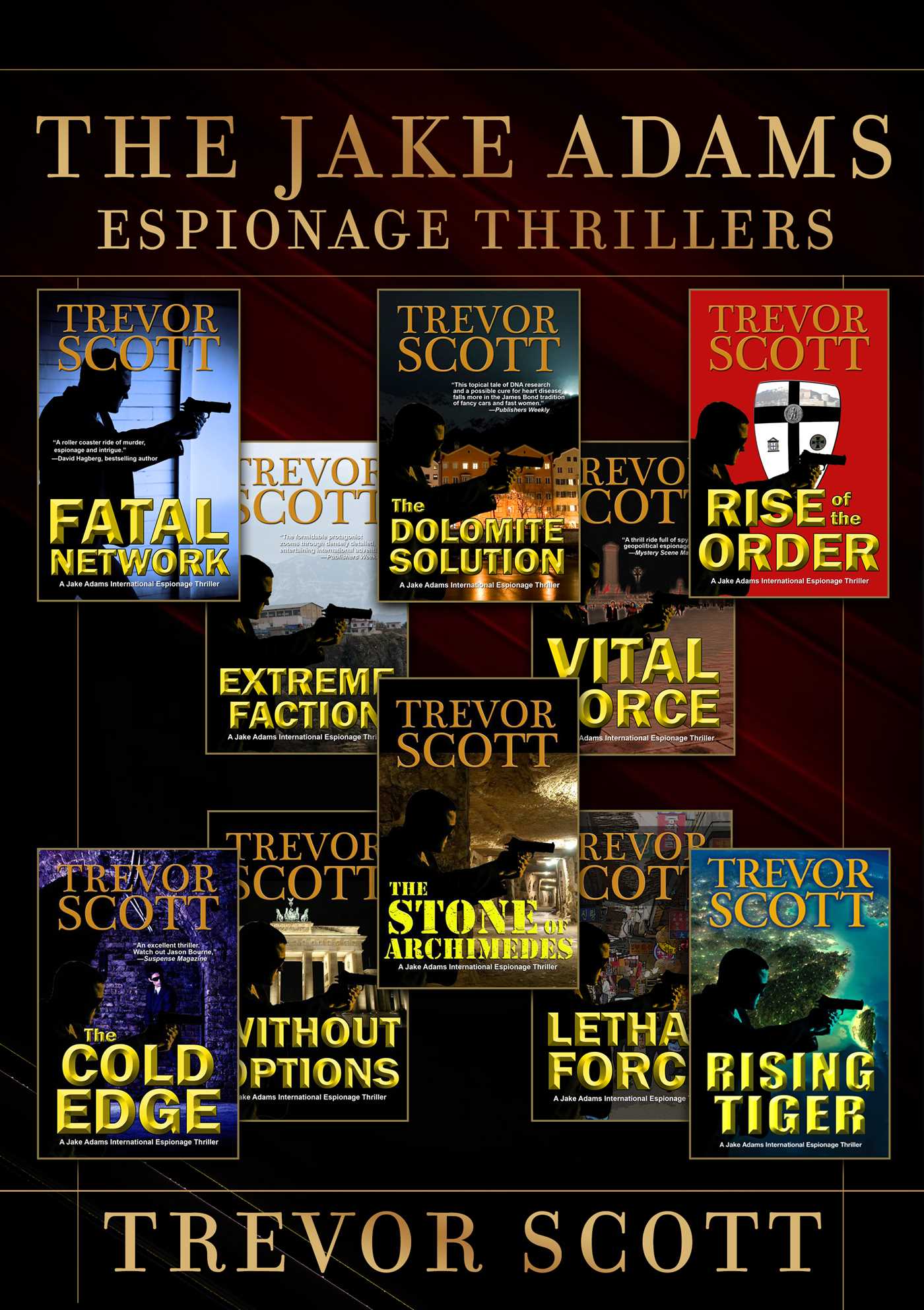 Jake Adams Espionage Thrillers: The First Ten Novels