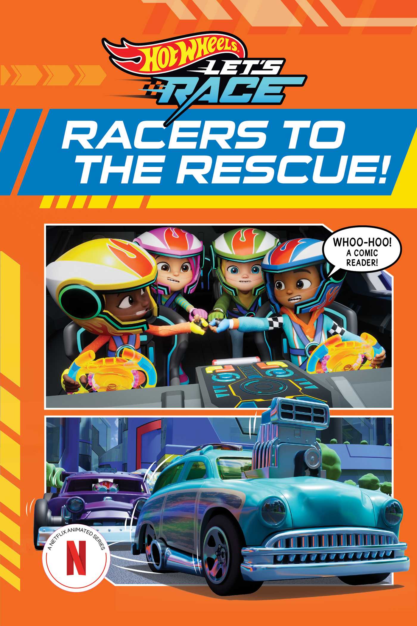 Hot Wheels Let's Race: Racers To The Rescue (Comic Reader)