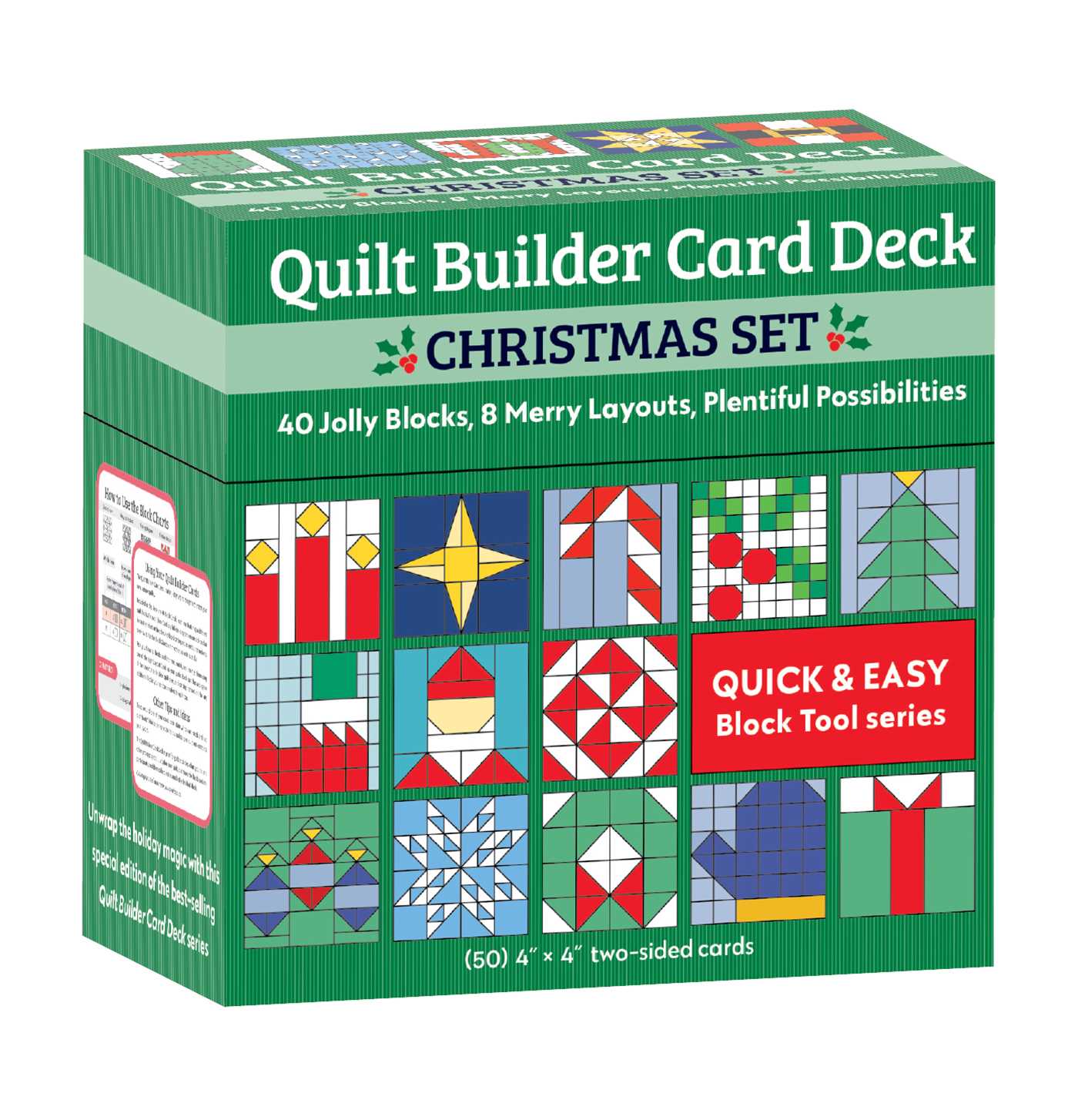 Quilt Builder Card Deck Christmas Set