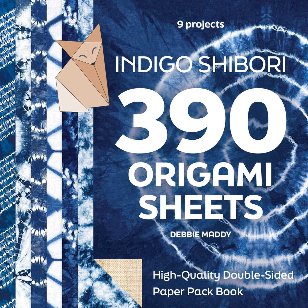 Indigo Shibori 390 Origami Sheets
