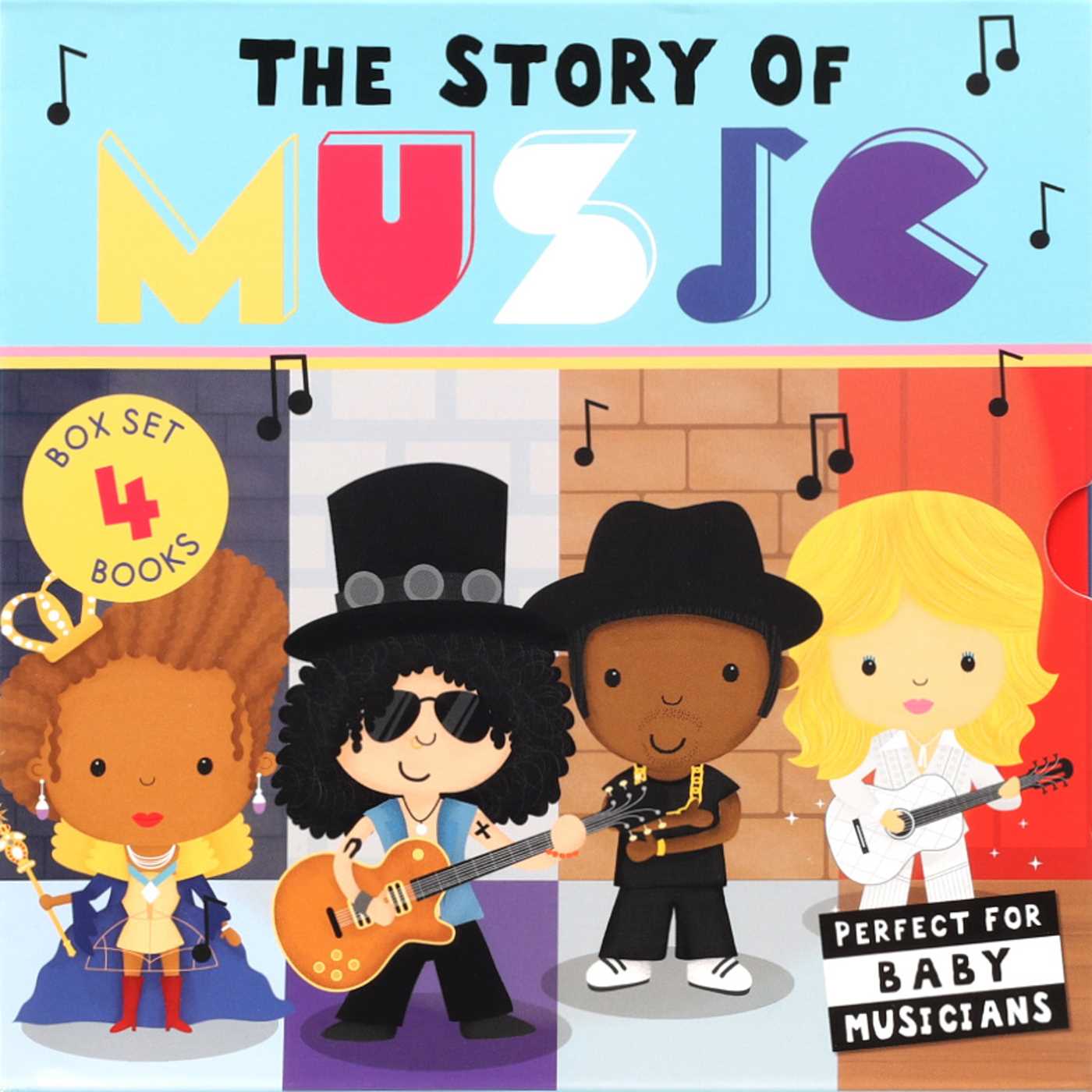 Story of Music: Four-Book Boxed Set: The Story of Rock, The Story of Pop, The Story of Rap, The Story of Country