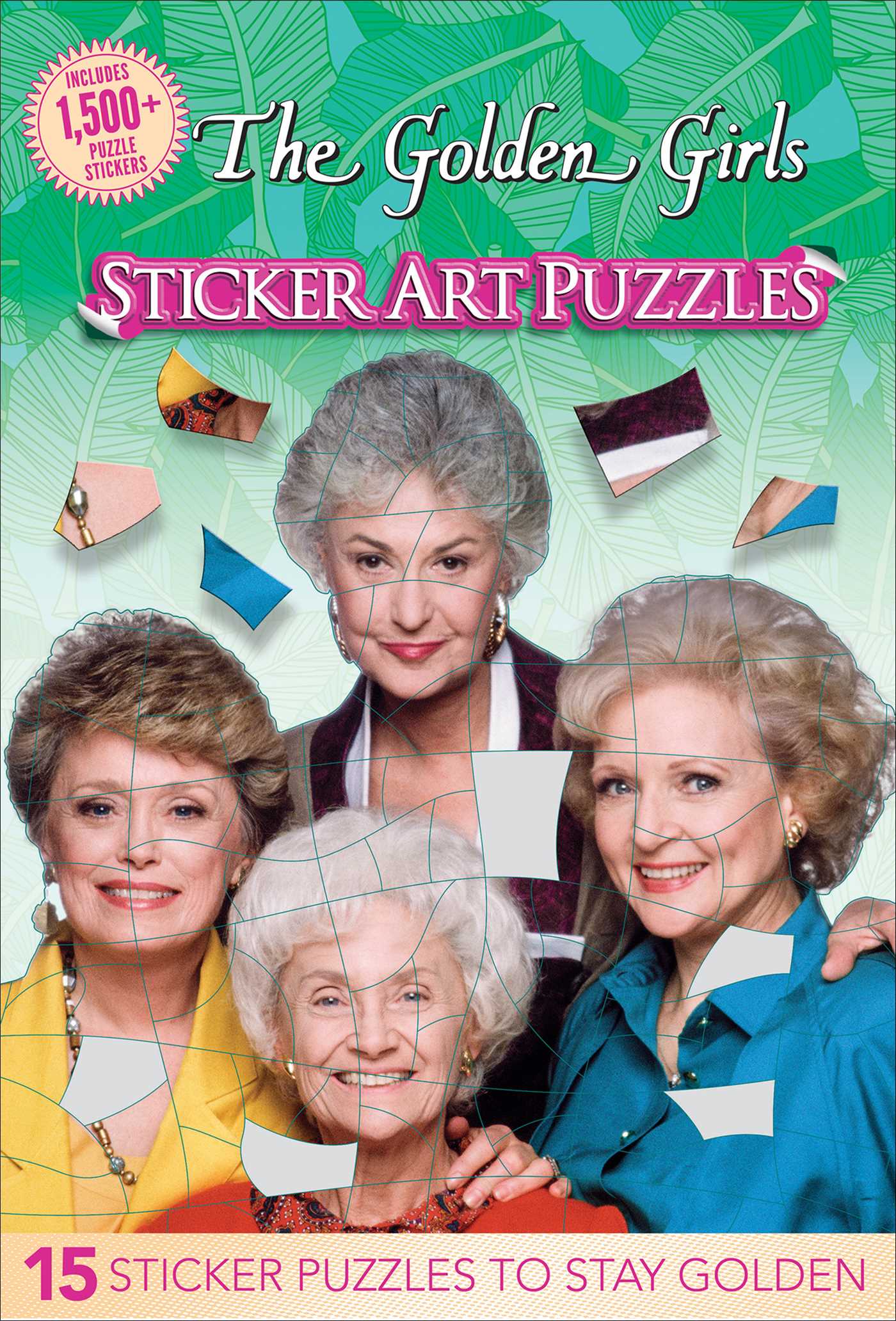 Golden Girls Sticker Art Puzzles - Sticker Book for Teens and Adults, Officially Licensed (The Golden Girls), Analog Bag Activity