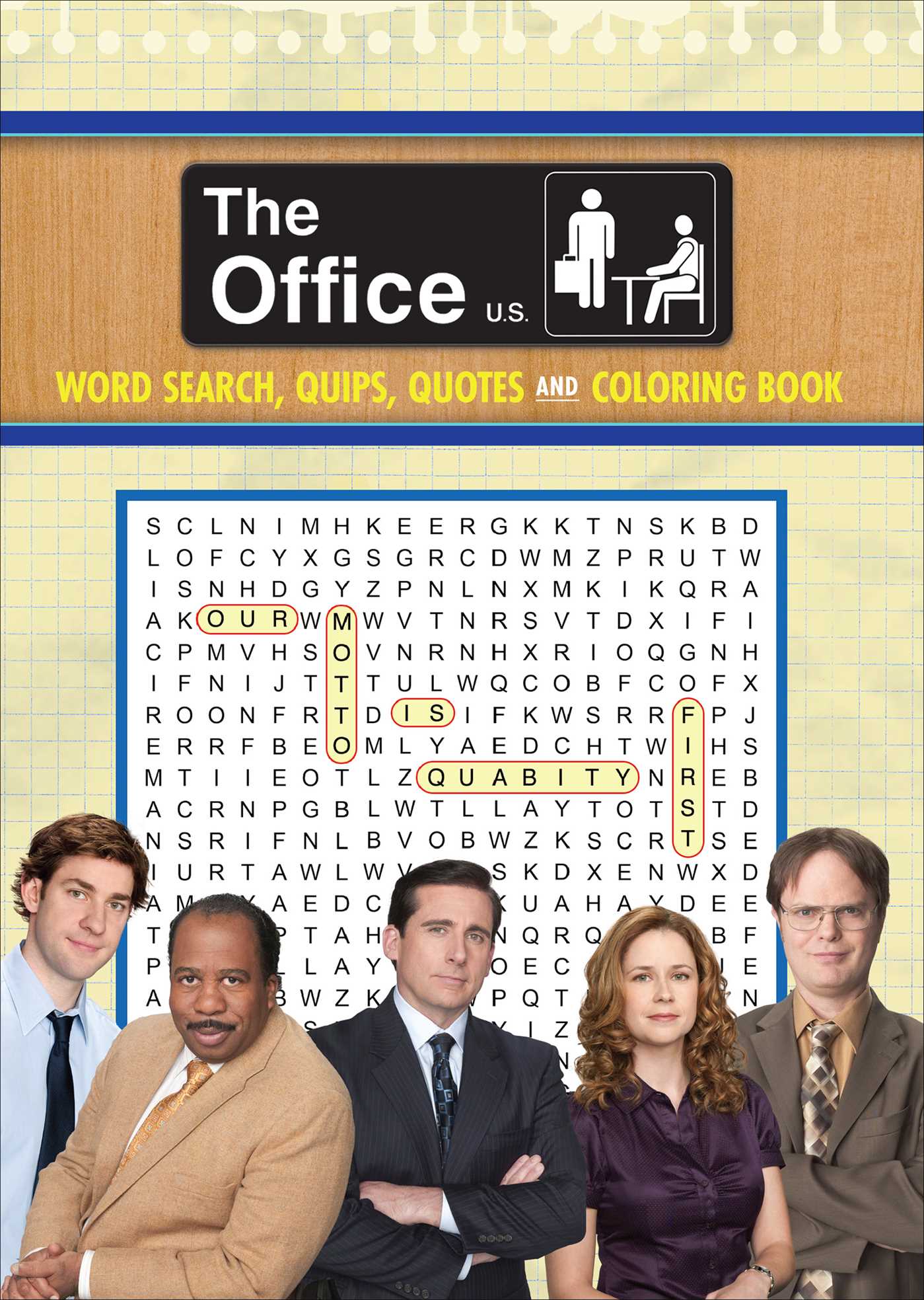 Office Word Search, Quips, Quotes and Coloring Book