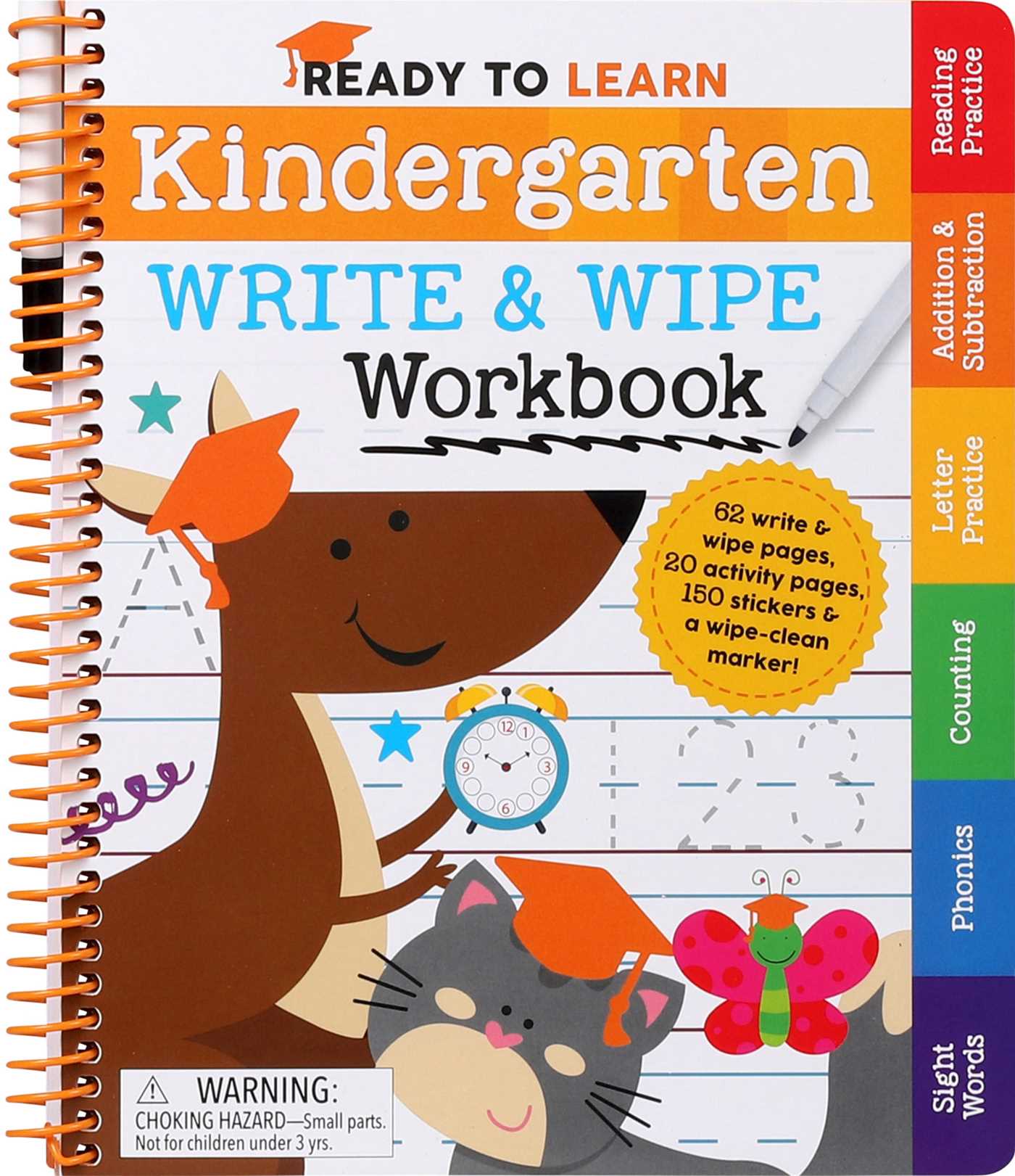 Ready to Learn: Kindergarten Write and Wipe Workbook
