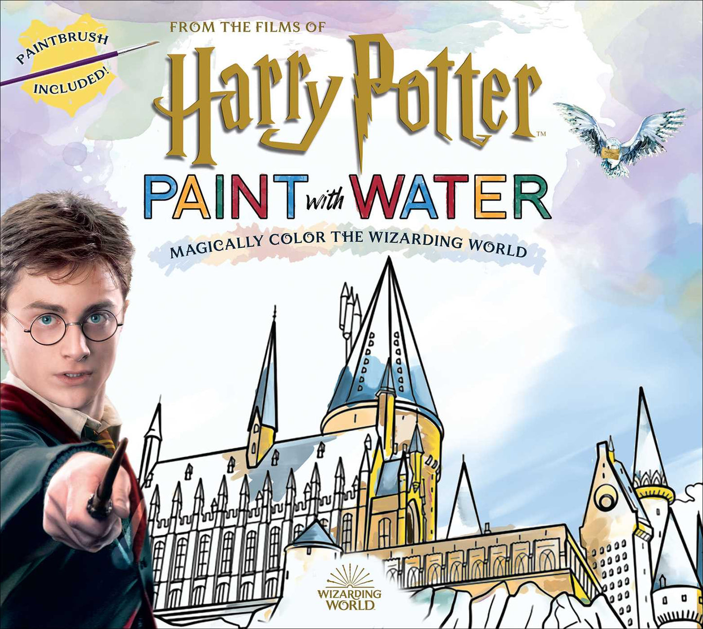 Harry Potter Paint with Water - Art Book for Teens and Adults, Officially Licensed