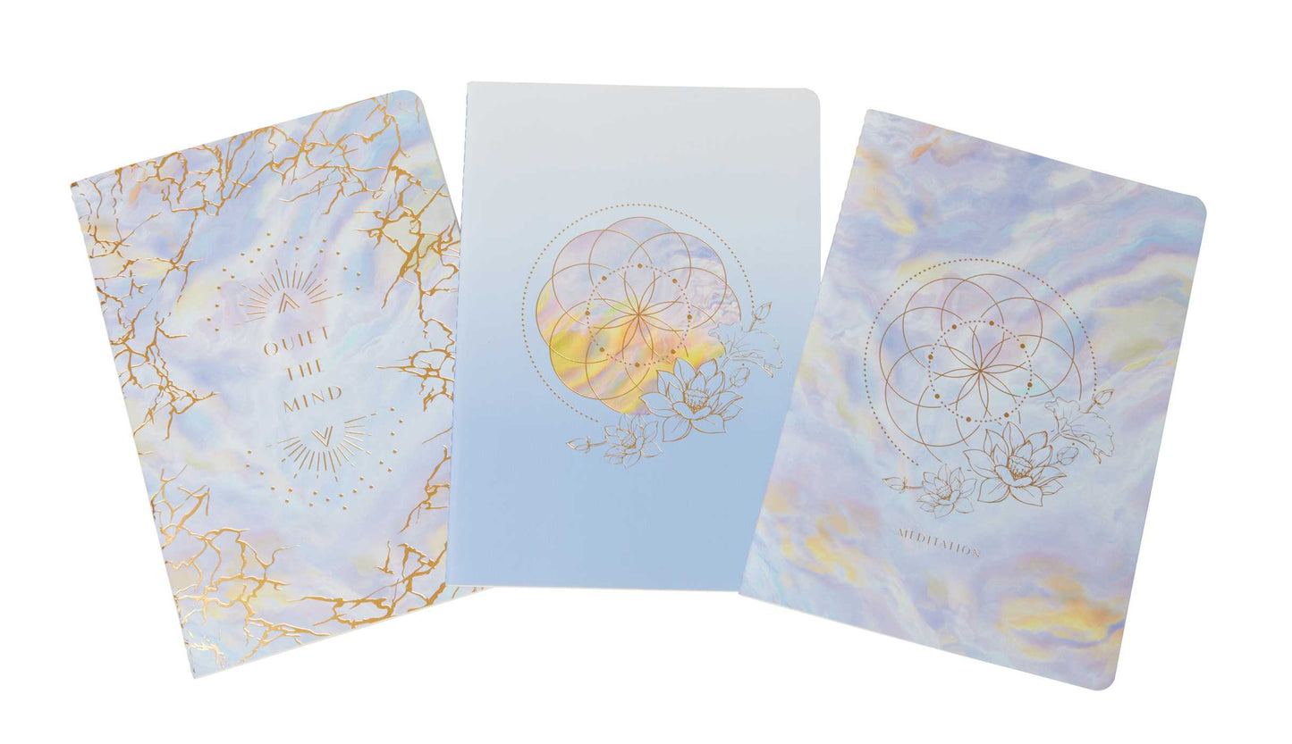 Meditation Sewn Notebook Collection (Set of 3)