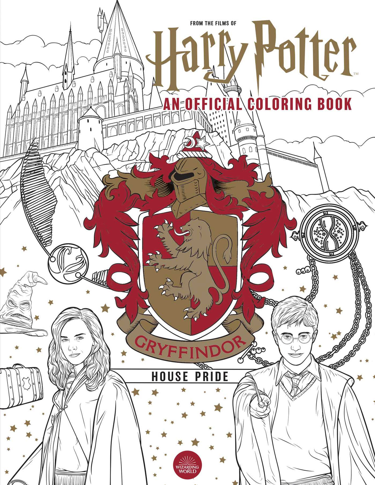 Harry Potter: Gryffindor House Pride: The Official Coloring Book