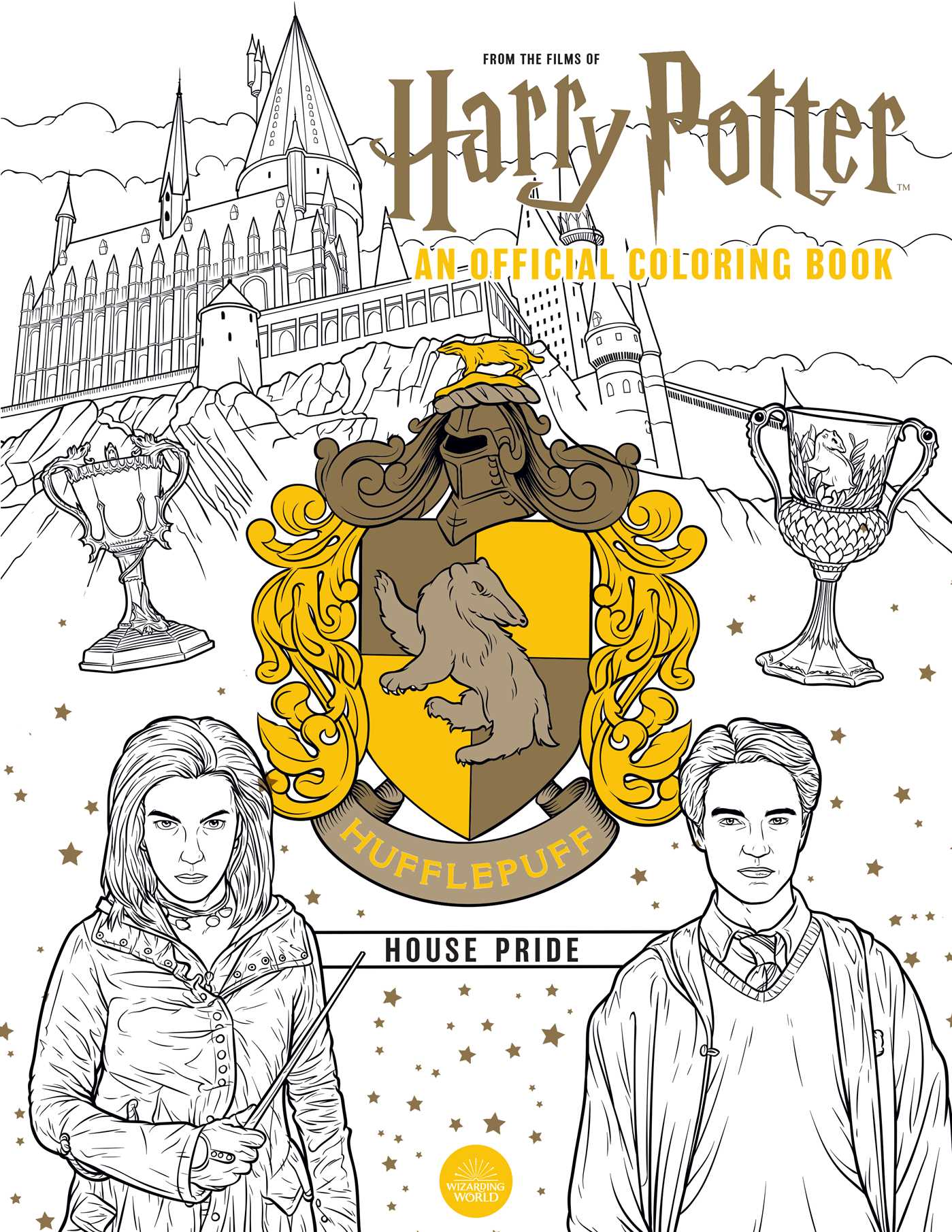 Harry Potter: Hufflepuff House Pride: The Official Coloring Book