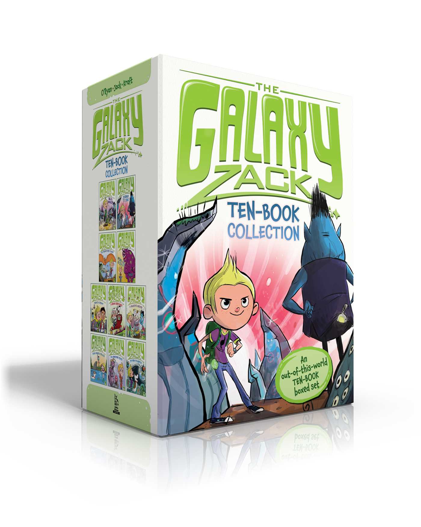 Galaxy Zack Ten-Book Collection (Boxed Set): Hello, Nebulon!; Journey to Juno; The Prehistoric Planet; Monsters in Space!; Three's a Crowd!; A Green Christmas!; A Galactic Easter!; Drake Makes a Spash!; The Annoying Crush; Return to Earth!
