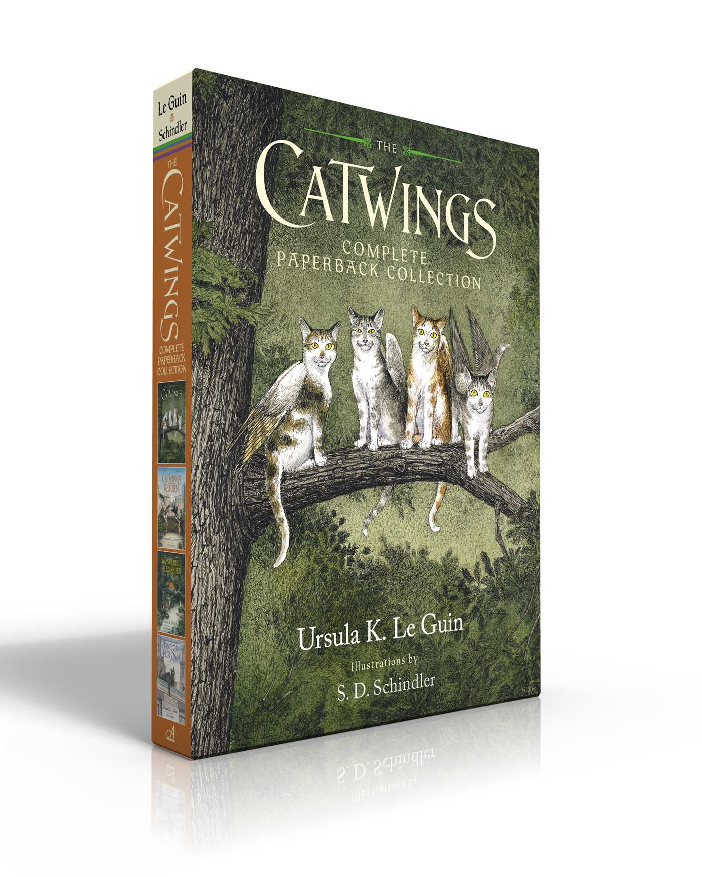 Catwings Complete Paperback Collection (Boxed Set): Catwings; Catwings Return; Wonderful Alexander and the Catwings; Jane on Her Own