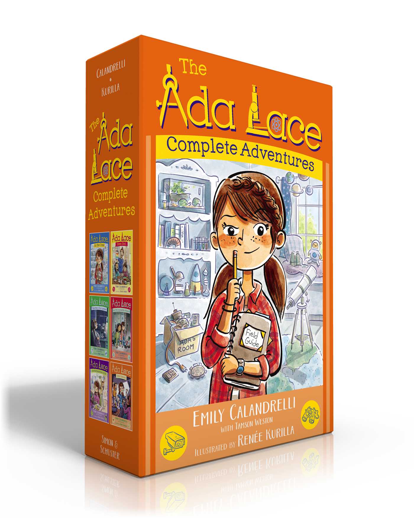 Ada Lace Complete Adventures (Boxed Set): Ada Lace, on the Case; Ada Lace Sees Red; Ada Lace, Take Me to Your Leader; Ada Lace and the Impossible Mission; Ada Lace and the Suspicious Artist; Ada Lace Gets Famous
