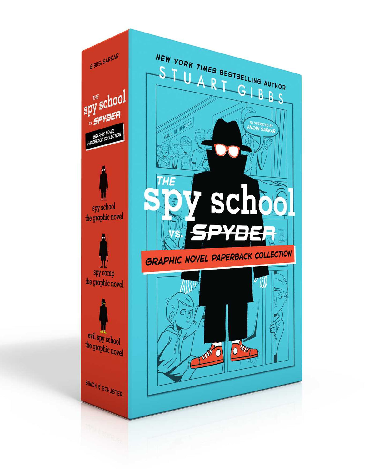 Spy School vs. SPYDER Graphic Novel Paperback Collection (Boxed Set): Spy School the Graphic Novel; Spy Camp the Graphic Novel; Evil Spy School the Graphic Novel