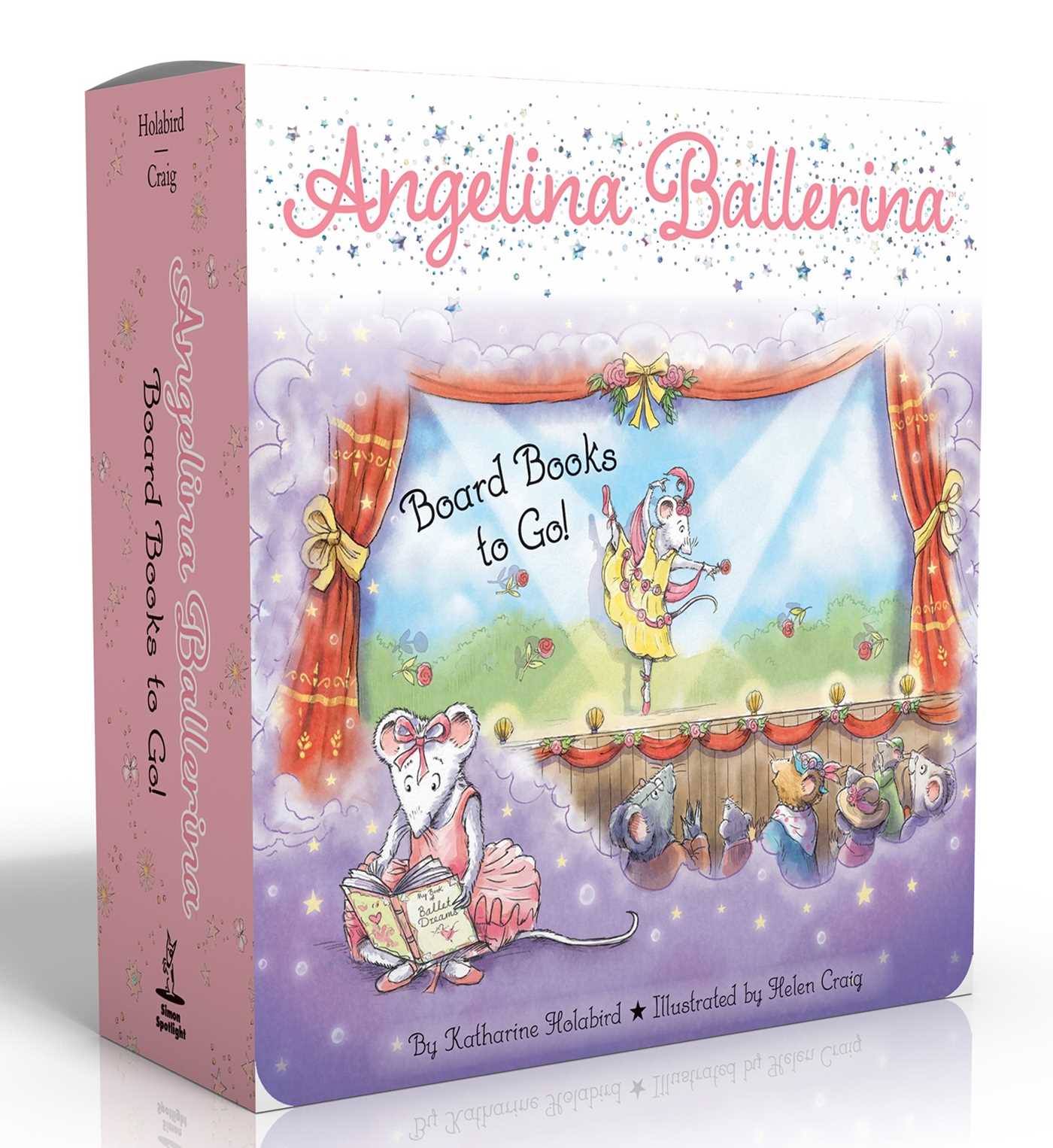 Angelina Ballerina Board Books to Go! (Boxed Set)