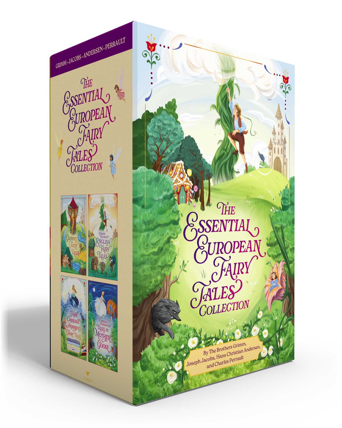 Essential European Fairy Tales Collection (Boxed Set): Grimms' Fairy Tales; Joseph Jacobs's English Fairy Tales; Hans Christian Andersen's Fairy Tales; Charles Perrault's Tales of Mother Goose