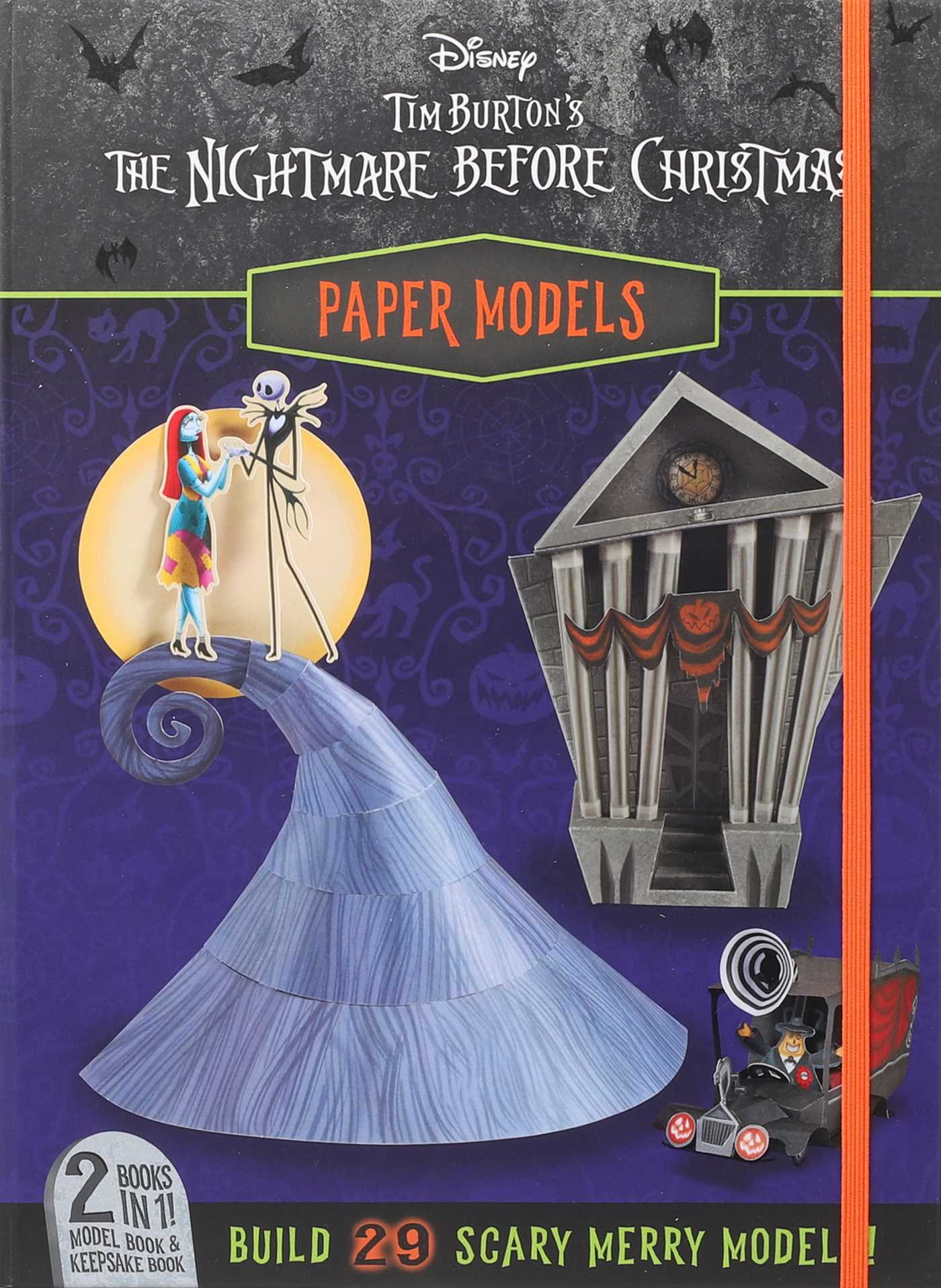 Disney: Tim Burton's The Nightmare Before Christmas Paper Models - Model Kit for Teens and Adults, Officially Licensed