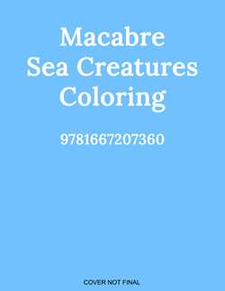 Macabre Sea Creatures Coloring