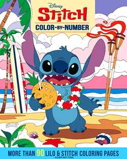 Disney Stitch Color-By-Number