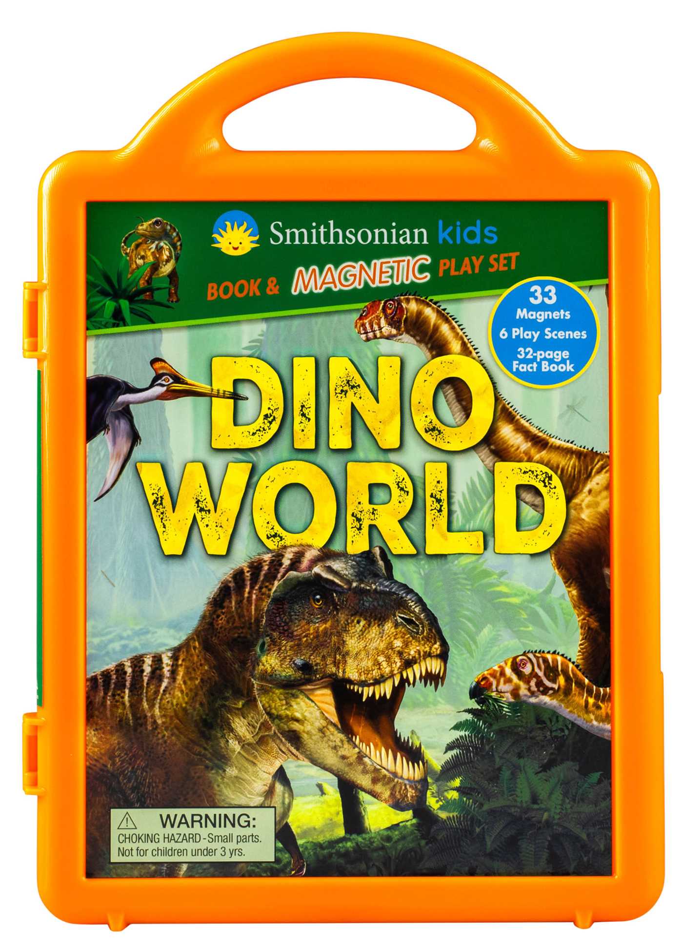 Smithsonian Kids: DinoWorld Book and Magnetic Play Set