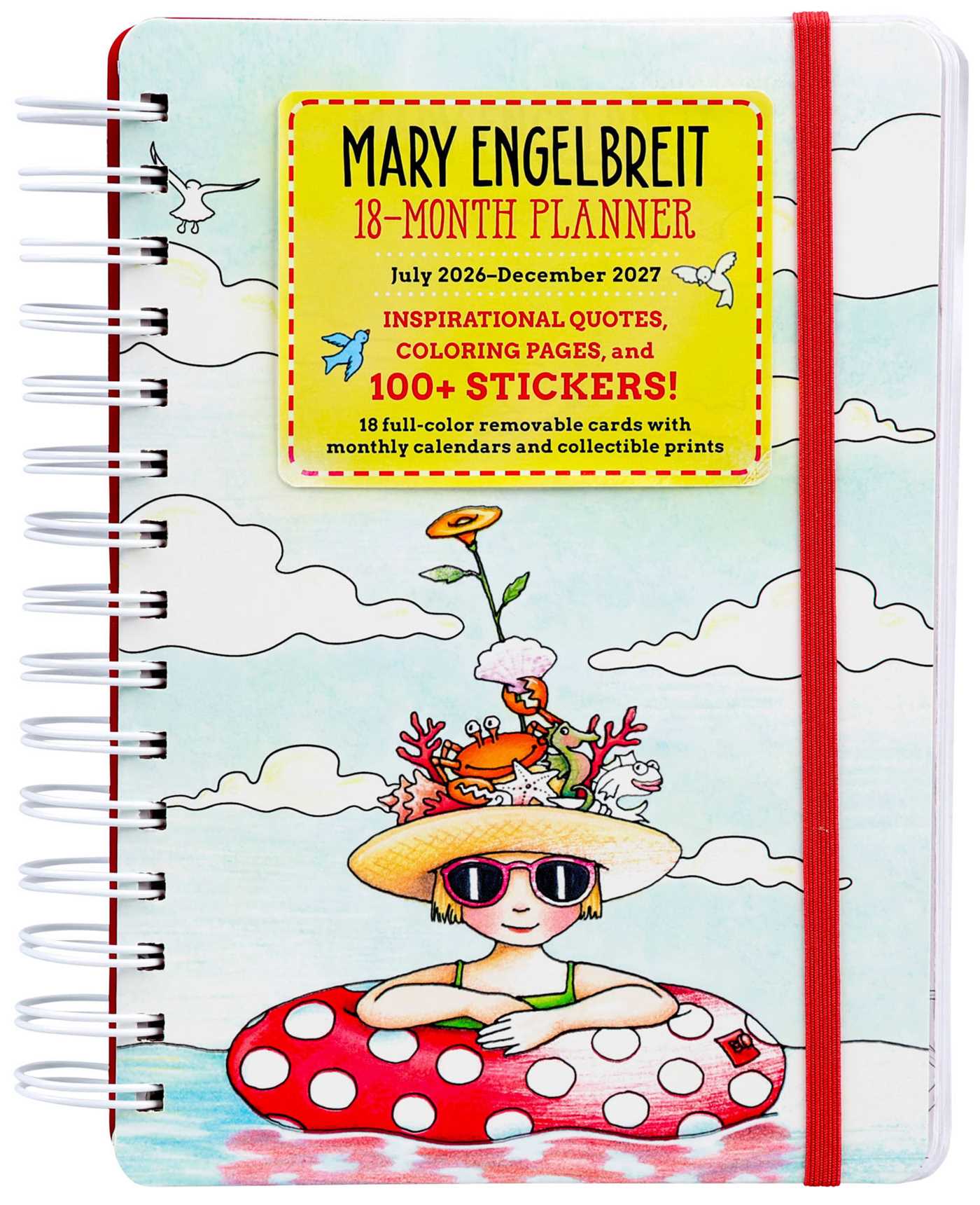 Mary Engelbreit 18-Month Coloring Planner: July 2026-December 2027