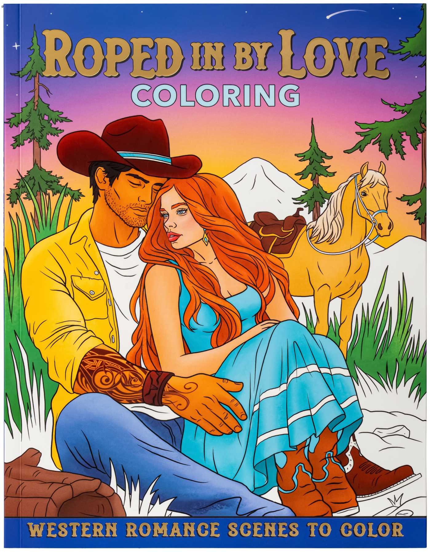 Roped in by Love Coloring