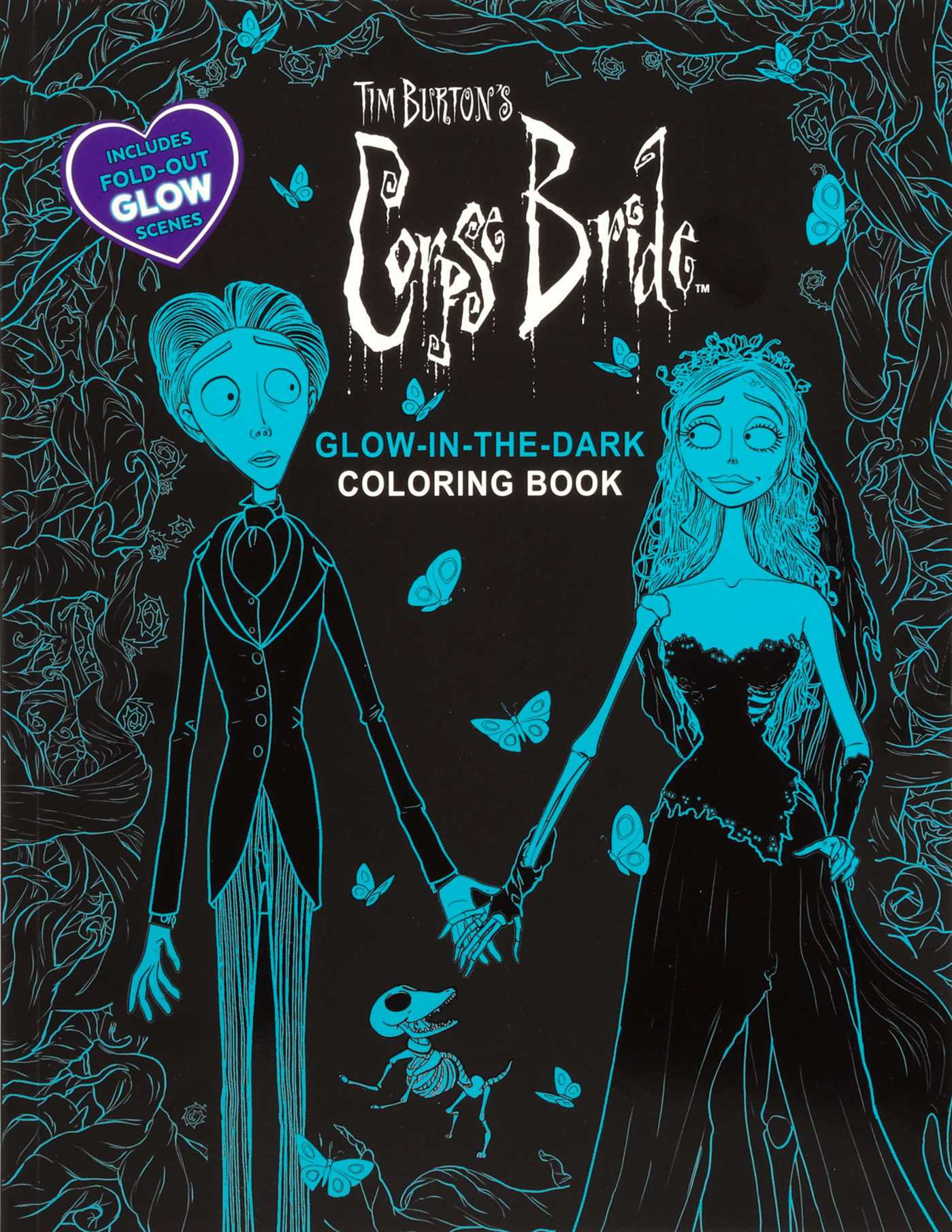 Tim Burton's Corpse Bride Glow-in-the-Dark Coloring Book