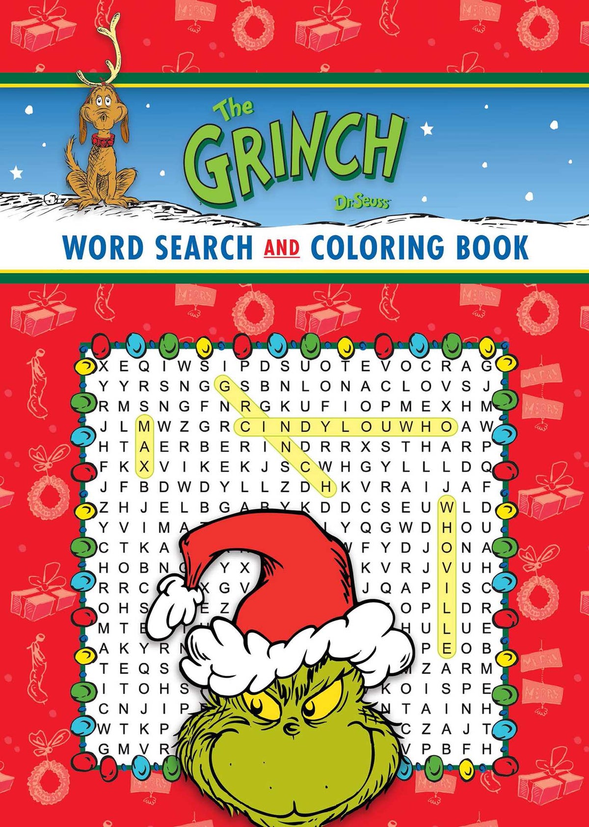 Dr. Seuss' The Grinch Word Search and Coloring Book