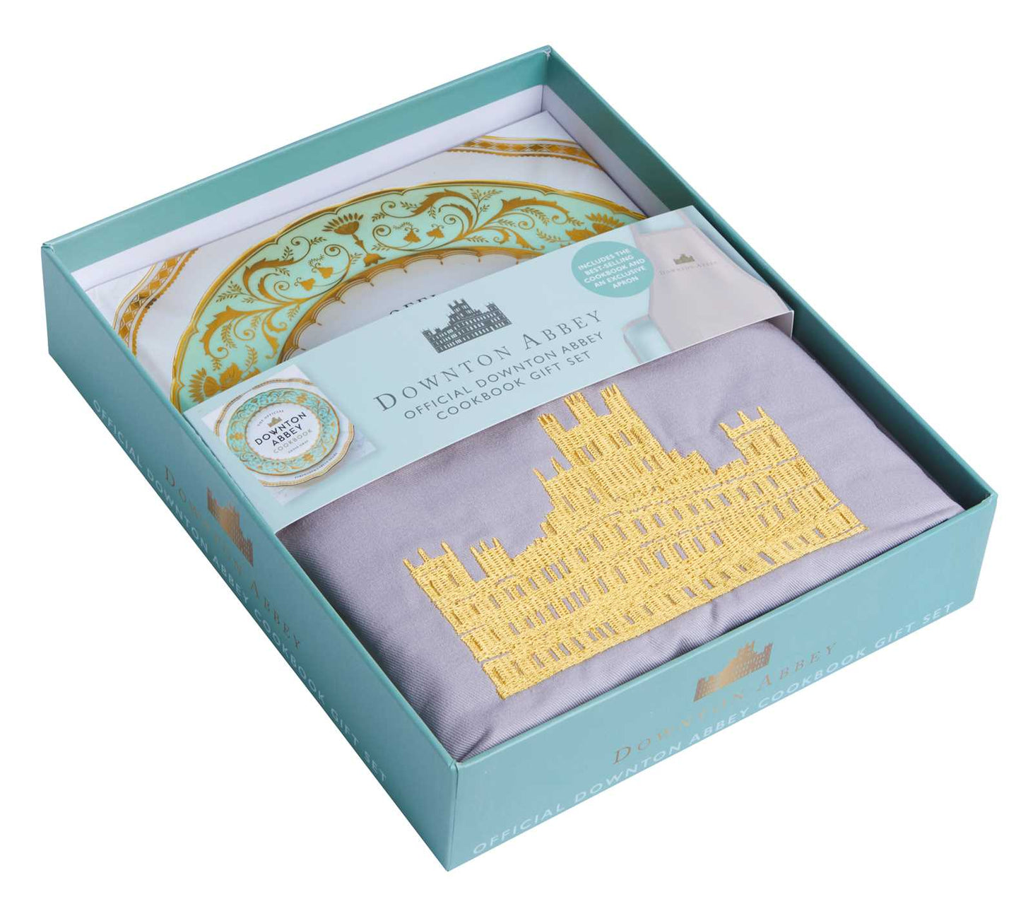 Official Downton Abbey Cookbook Gift Set (book and apron)