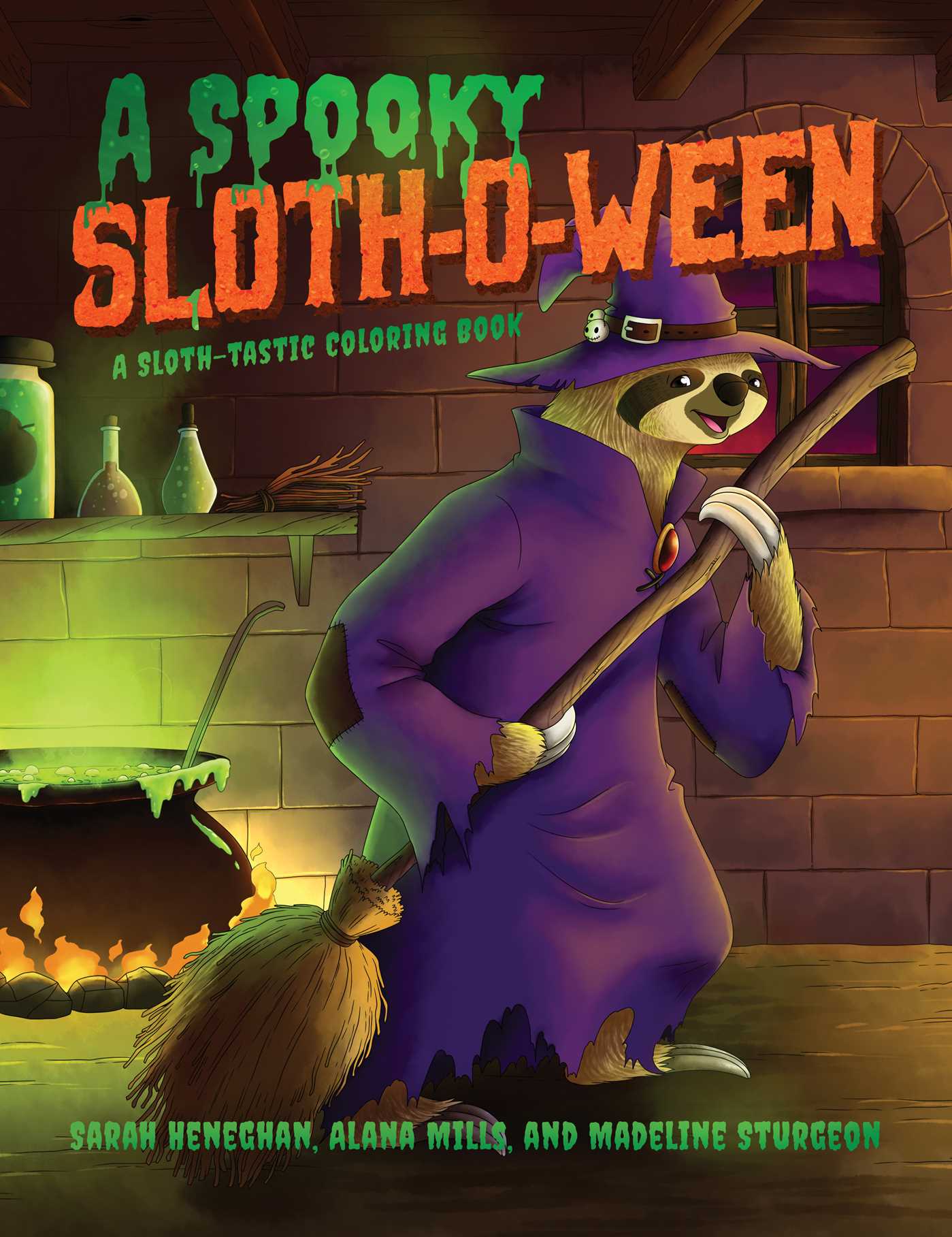 Spooky Sloth-O-Ween: A Sloth-tastic Coloring Book