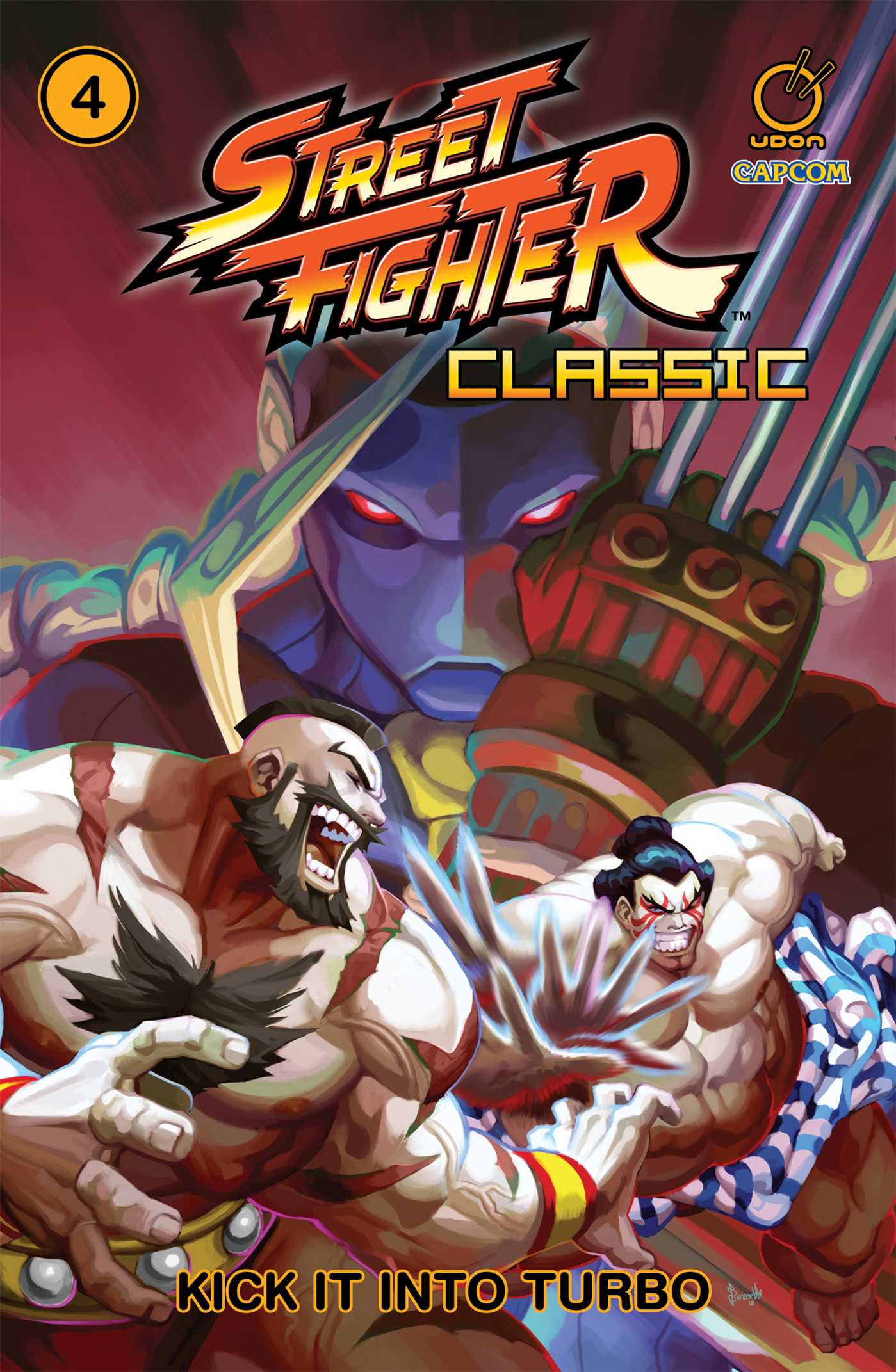 Street Fighter Classic Paperback Volume 4: Kick it into Turbo
