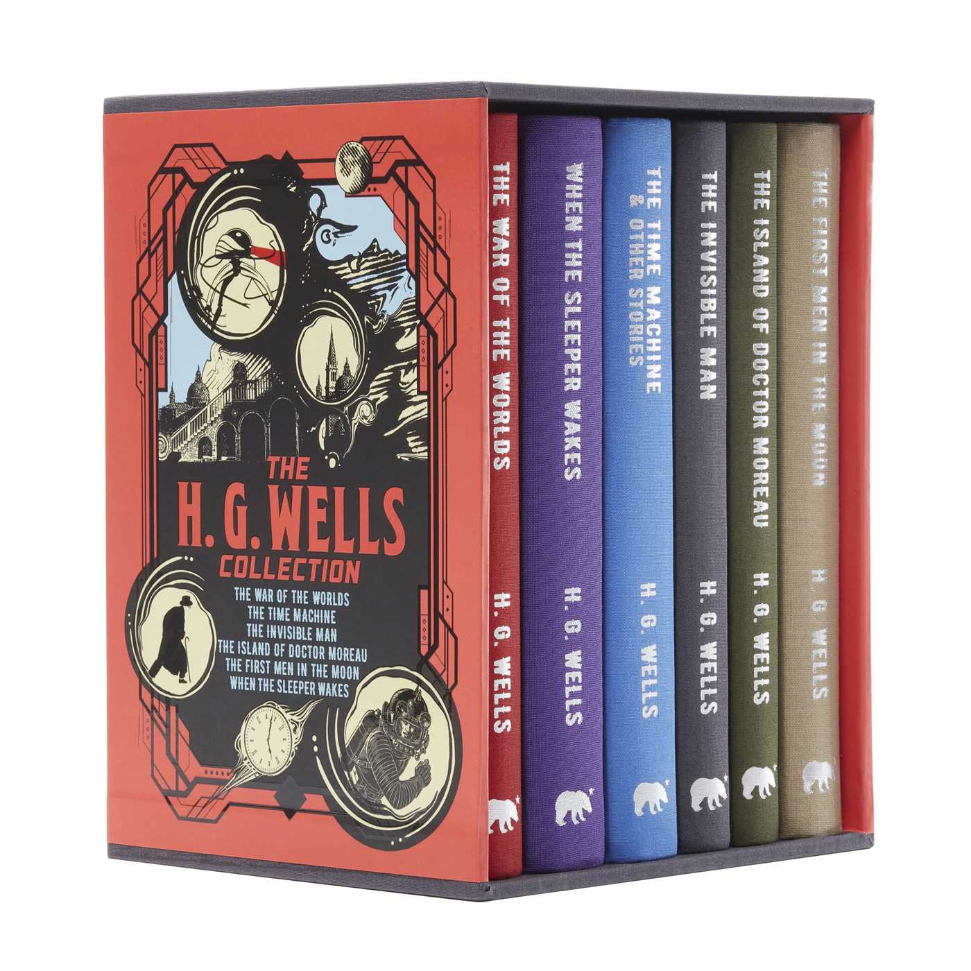 H. G. Wells Collection: Deluxe 6-Book Hardcover Boxed Set